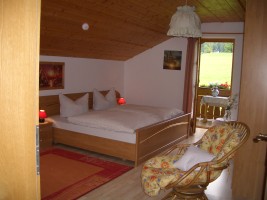 Schlafzimmer der Ferienwohnung 'Rubihorn'